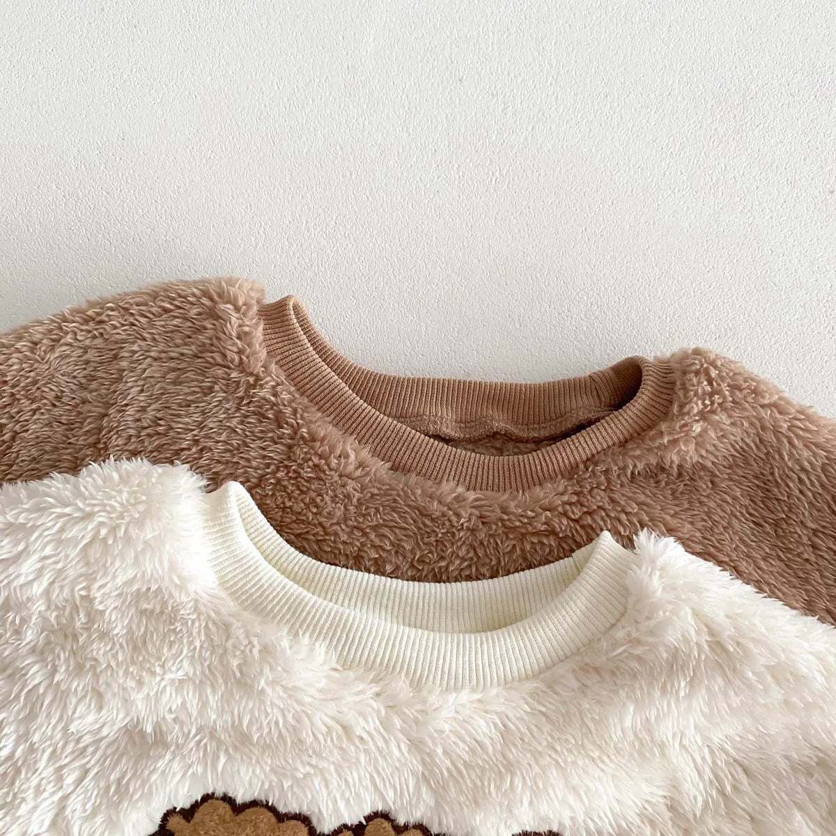 Fleece Teddy Bear Sweatshirt & Pants Set