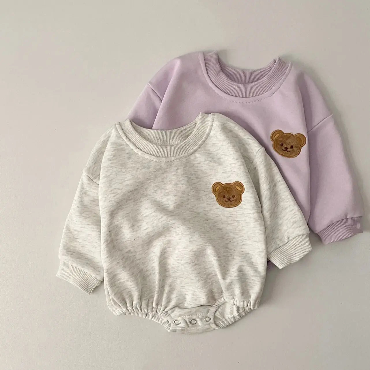 Bear Print Romper