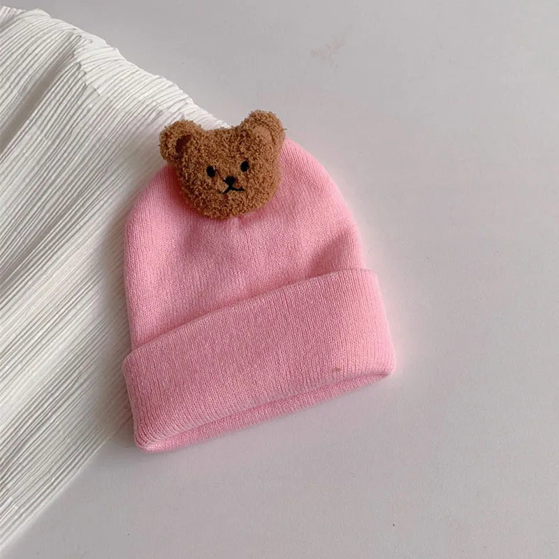 Teddy Bear Soft Knit Hat