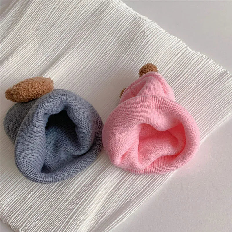 Teddy Bear Soft Knit Hat