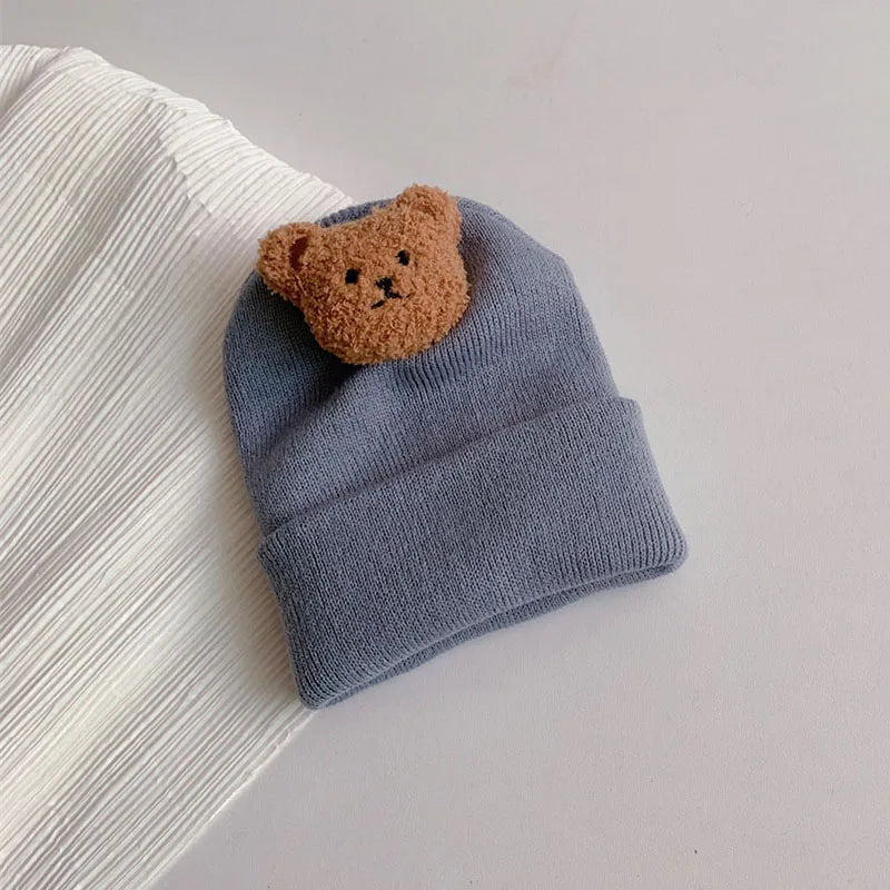 Teddy Bear Soft Knit Hat