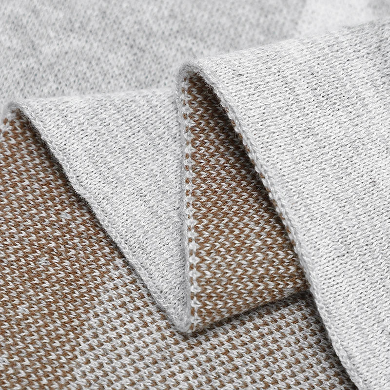 Elephant Cotton Knitted Blanket