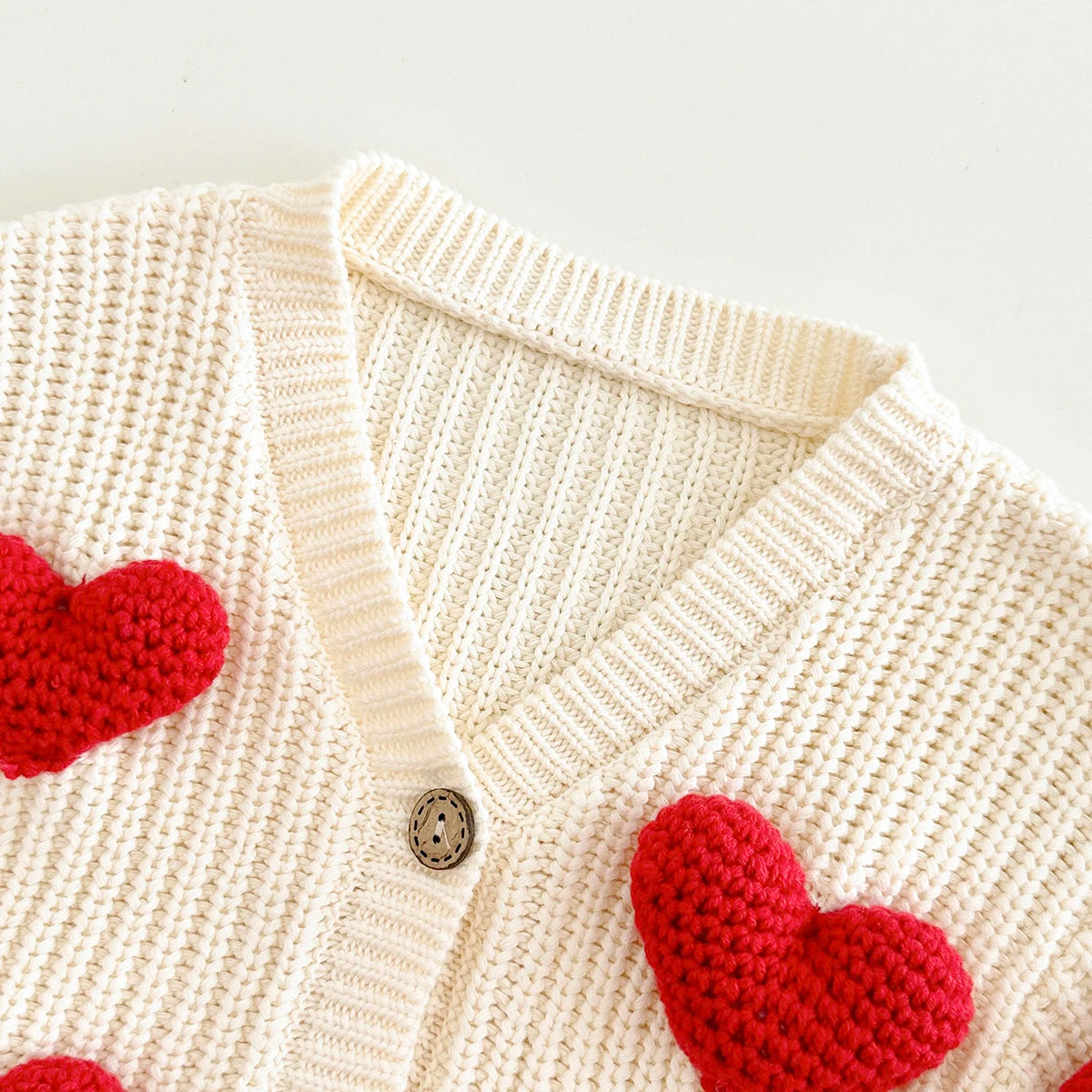 Heart Knitted Cardigan