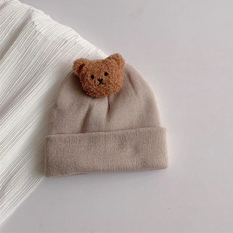 Teddy Bear Soft Knit Hat