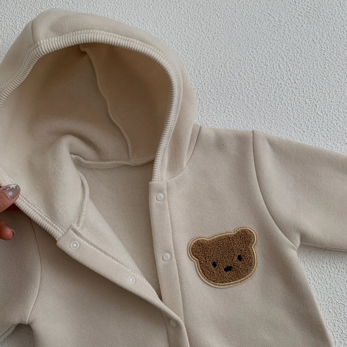Teddy Bear Hooded Jumpsuit