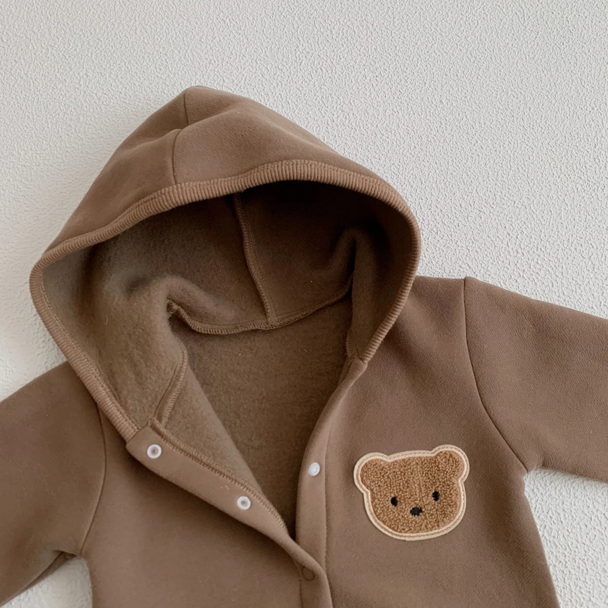 Teddy Bear Hooded Jumpsuit