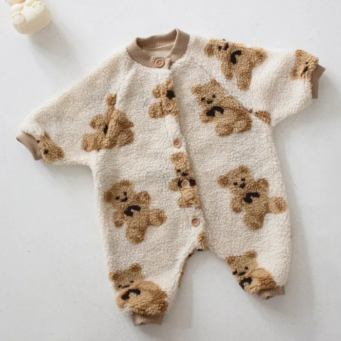 Bear Fleece Romper