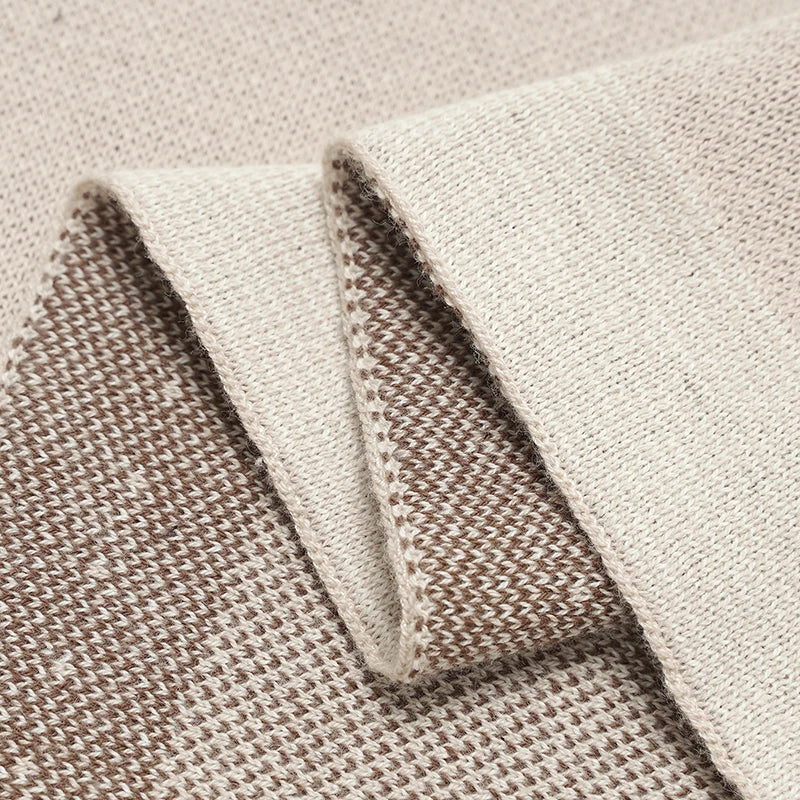 Sheep Cotton Knitted Blanket