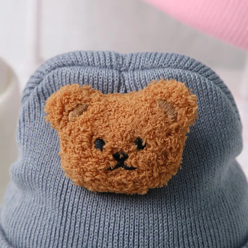 Teddy Bear Soft Knit Hat