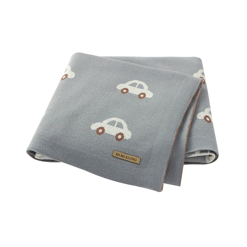 Car Cotton Knitted Blanket