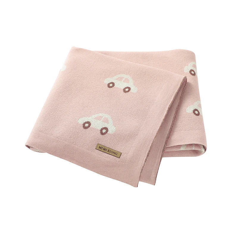 Car Cotton Knitted Blanket