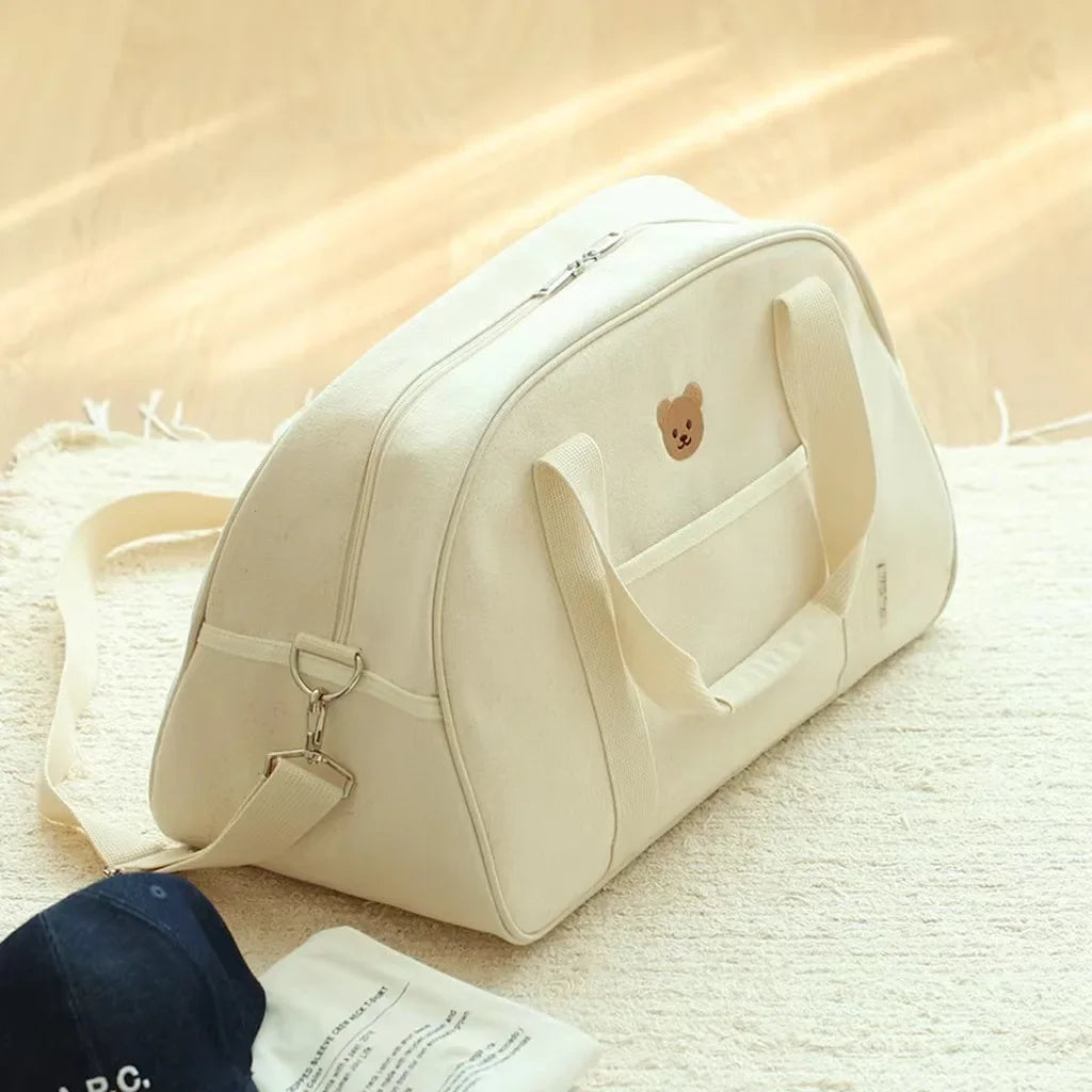 Bear Print Changing Diaper Bag