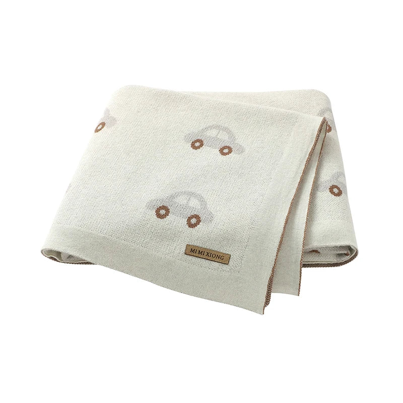Car Cotton Knitted Blanket