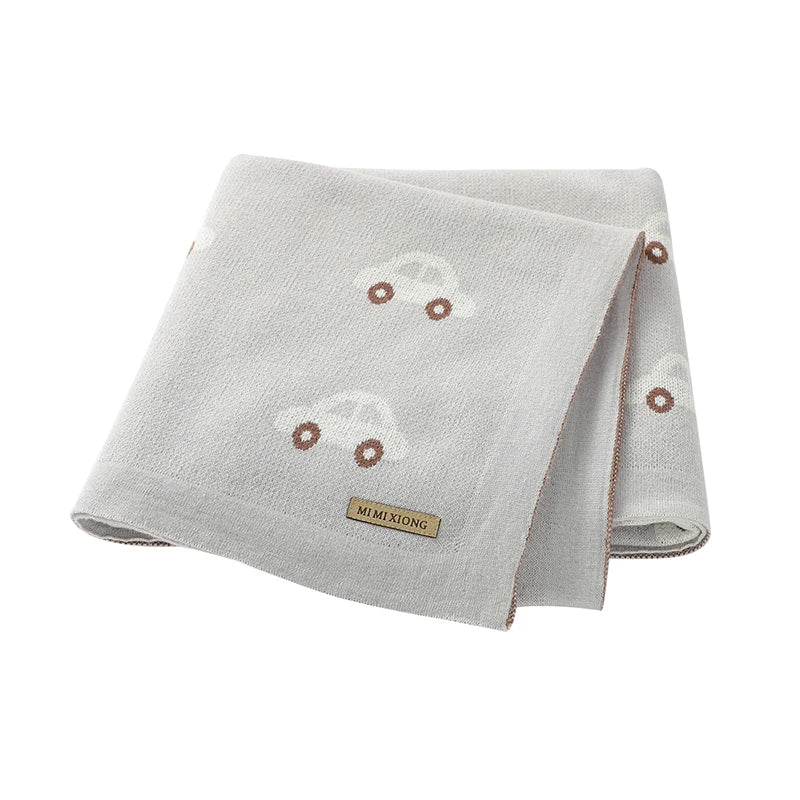 Car Cotton Knitted Blanket
